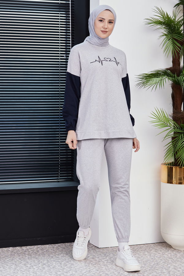 Tunik Pantolon Gri - 8871 GRİ