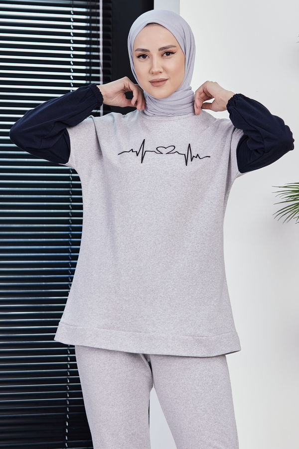Tunik Pantolon Gri - 8871 GRİ