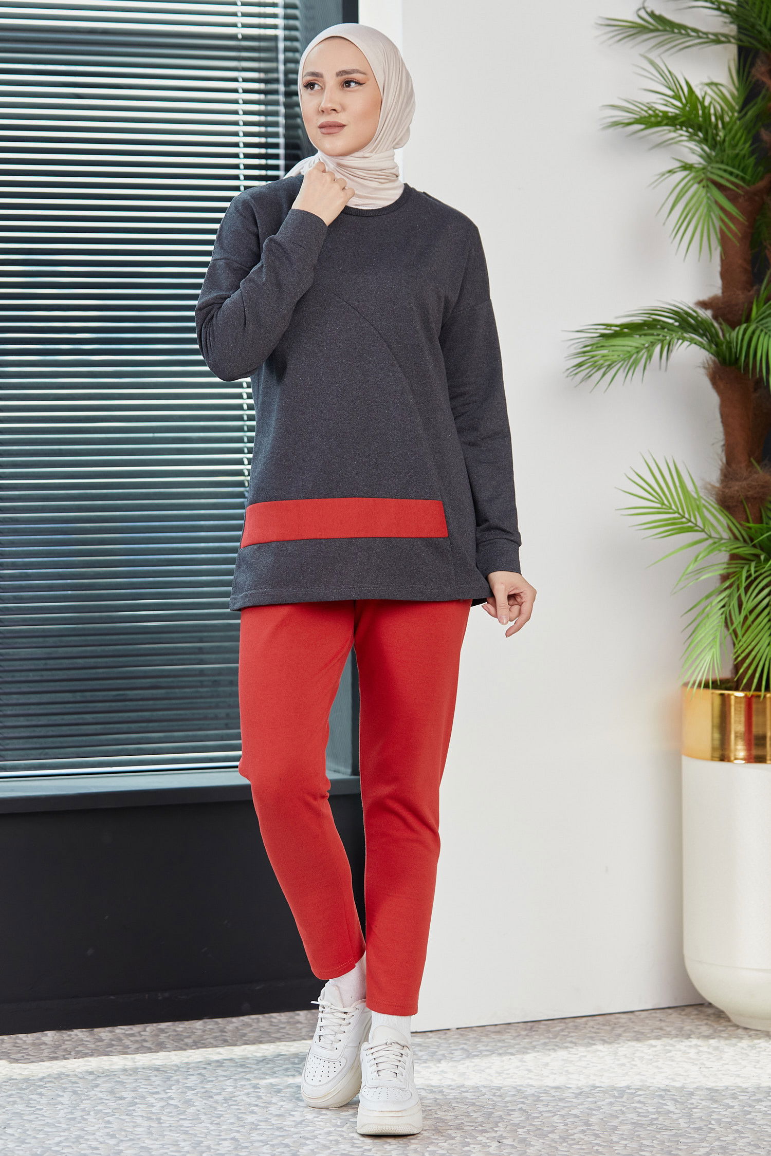 TUNIK PANTOLON Antrasit - 8726