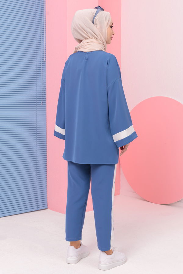 TUNIK PANTOLON Mavi - 3545 MAVİ