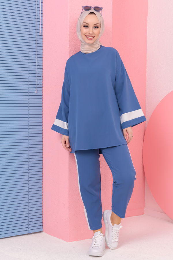 TUNIK PANTOLON Mavi - 3545 MAVİ