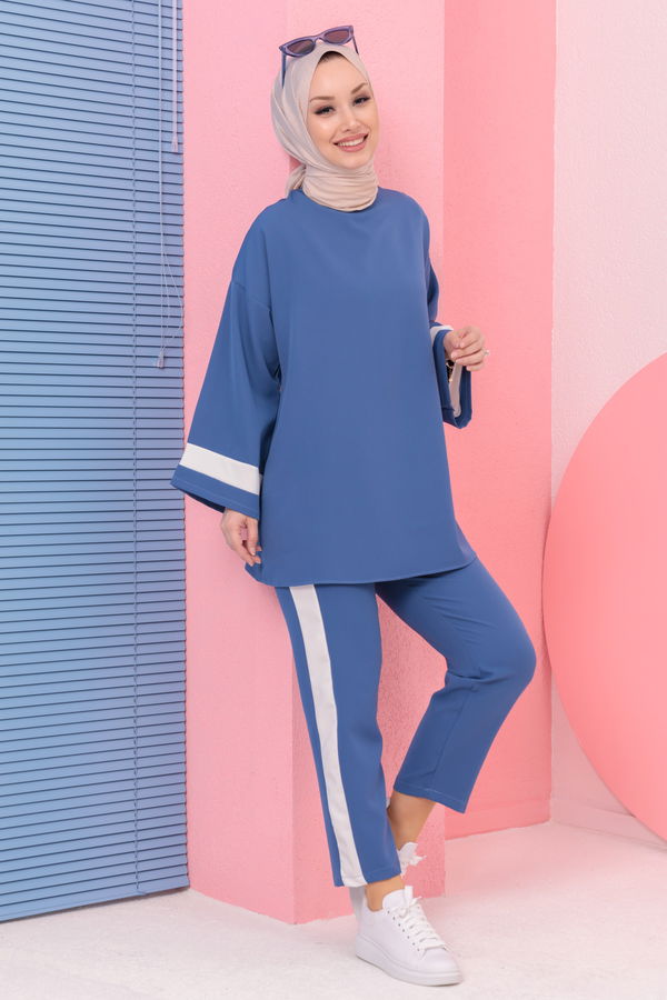 TUNIK PANTOLON Mavi - 3545 MAVİ