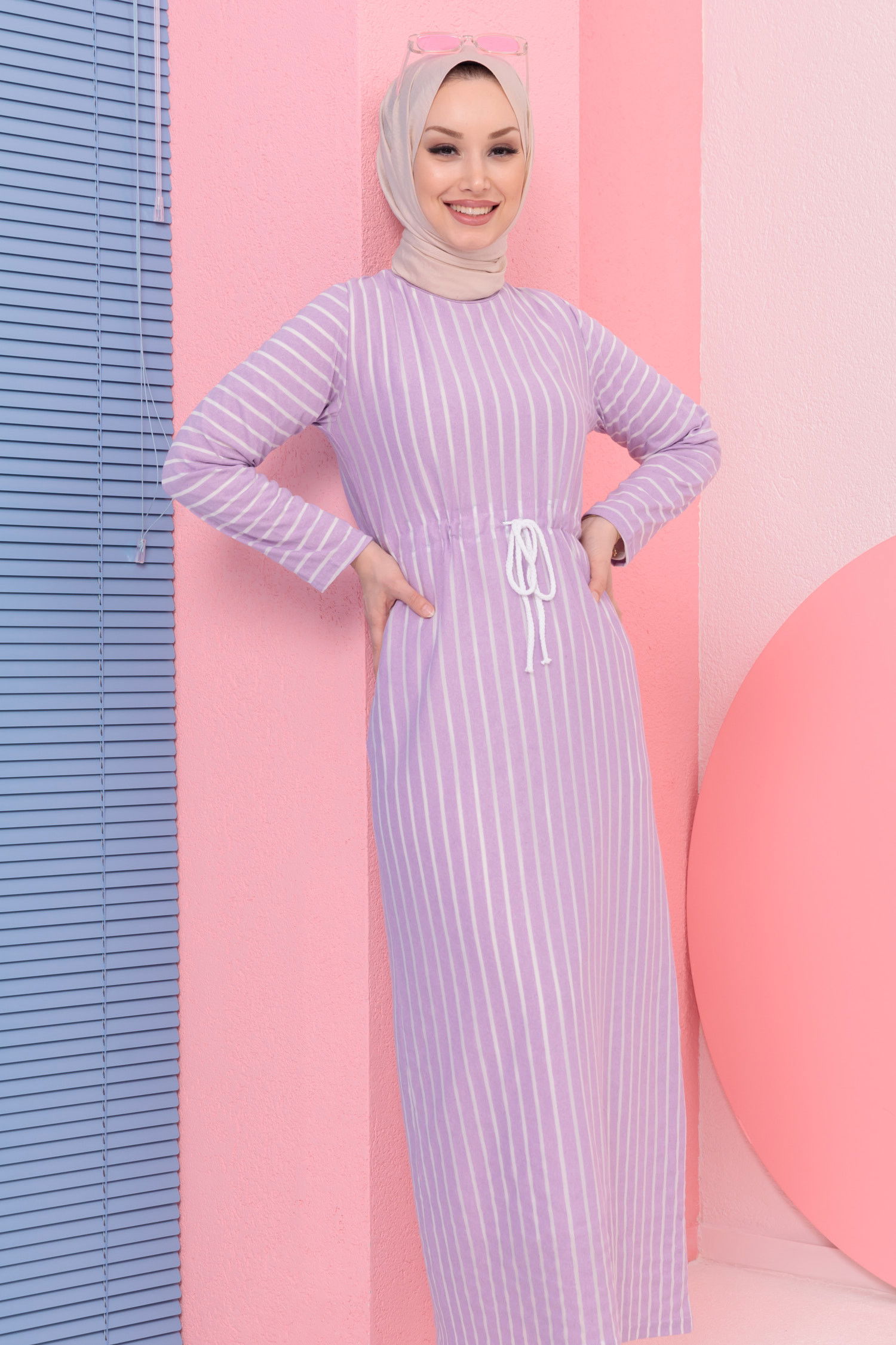 Elbıse LILA - 3742 Lila - 3742 LİLA