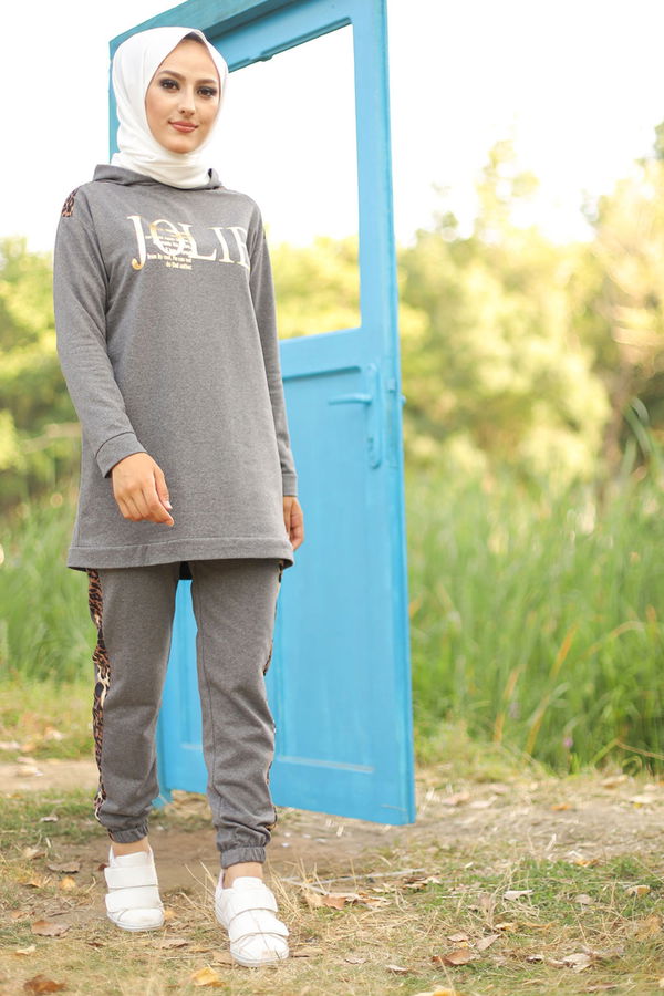 Tunık + Pantolon Gri - 8328 GRİ
