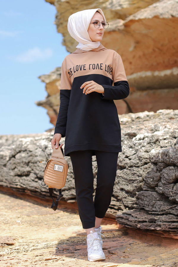 TUNIK PANTOLON Bej - 8548