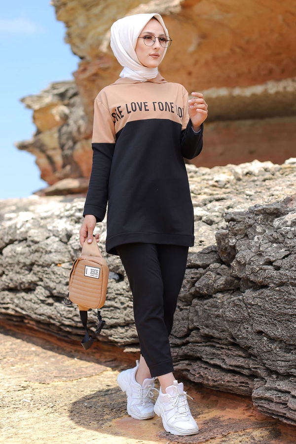 TUNIK PANTOLON Bej - 8548
