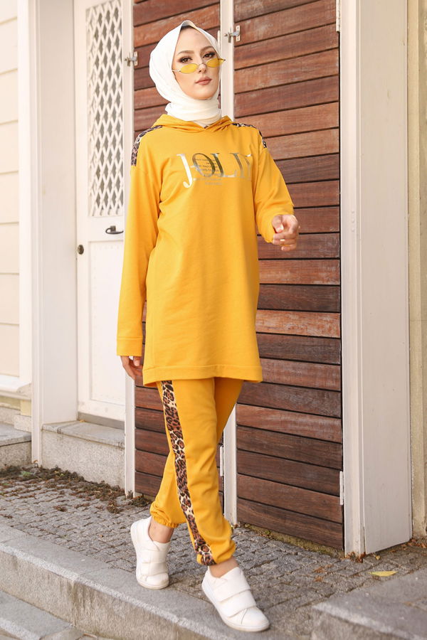 Tunık + Pantolon Sarı - 8328 Sarı