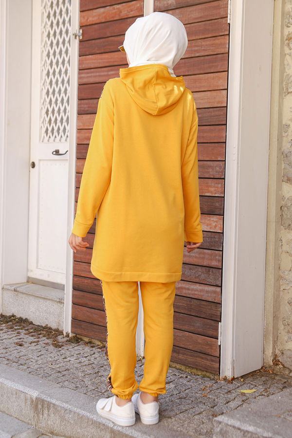 Tunık + Pantolon Sarı - 8328 Sarı