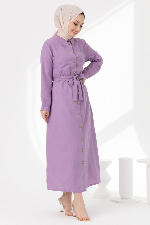 Elbıse Mor - 3244