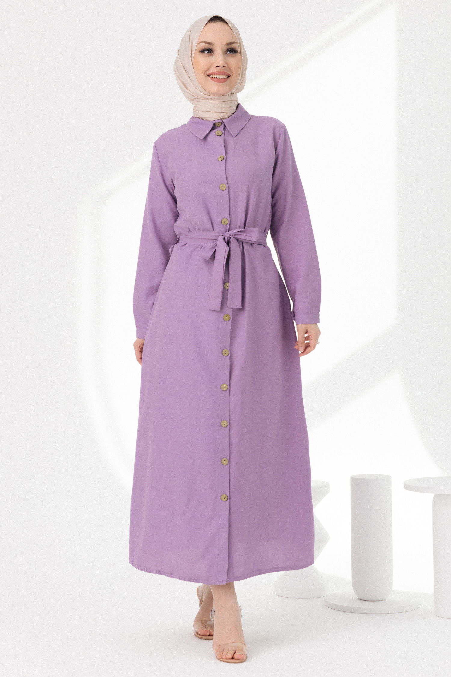 Elbıse Mor - 3244