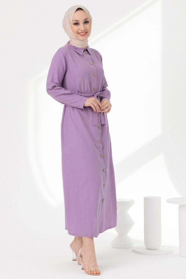 Elbıse Mor - 3244