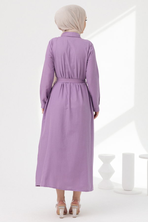 Elbıse Mor - 3244