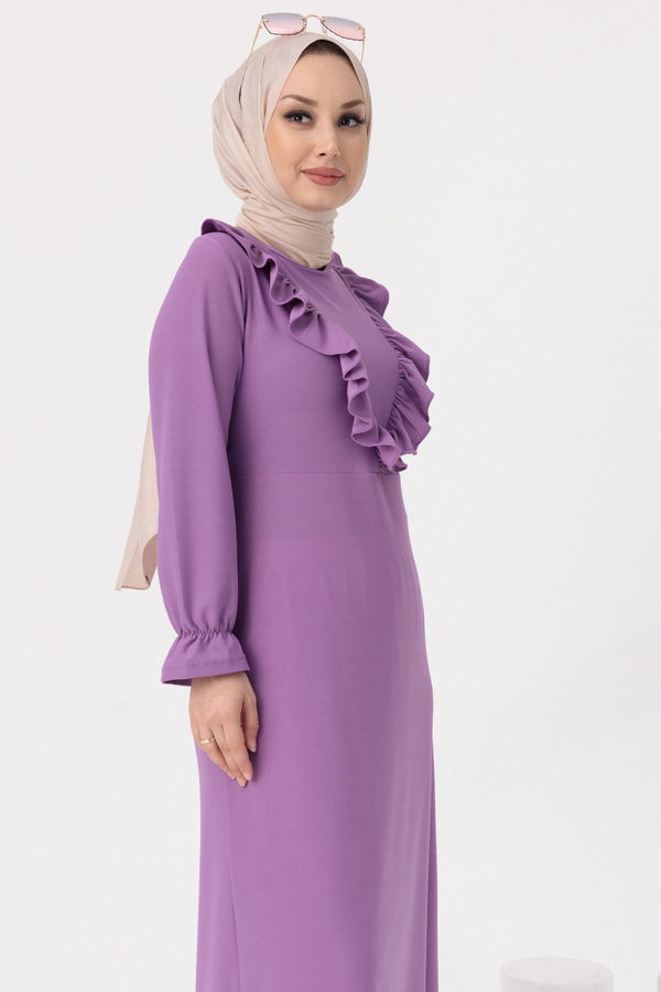 Elbıse Lila - 3273 LİLA
