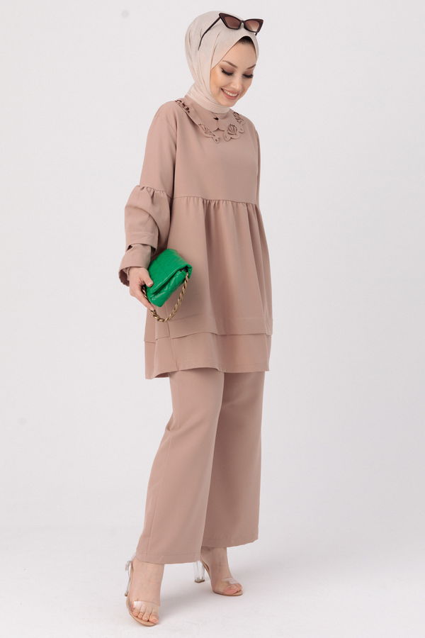 TUNIK PANTOLON Vizon - 3580