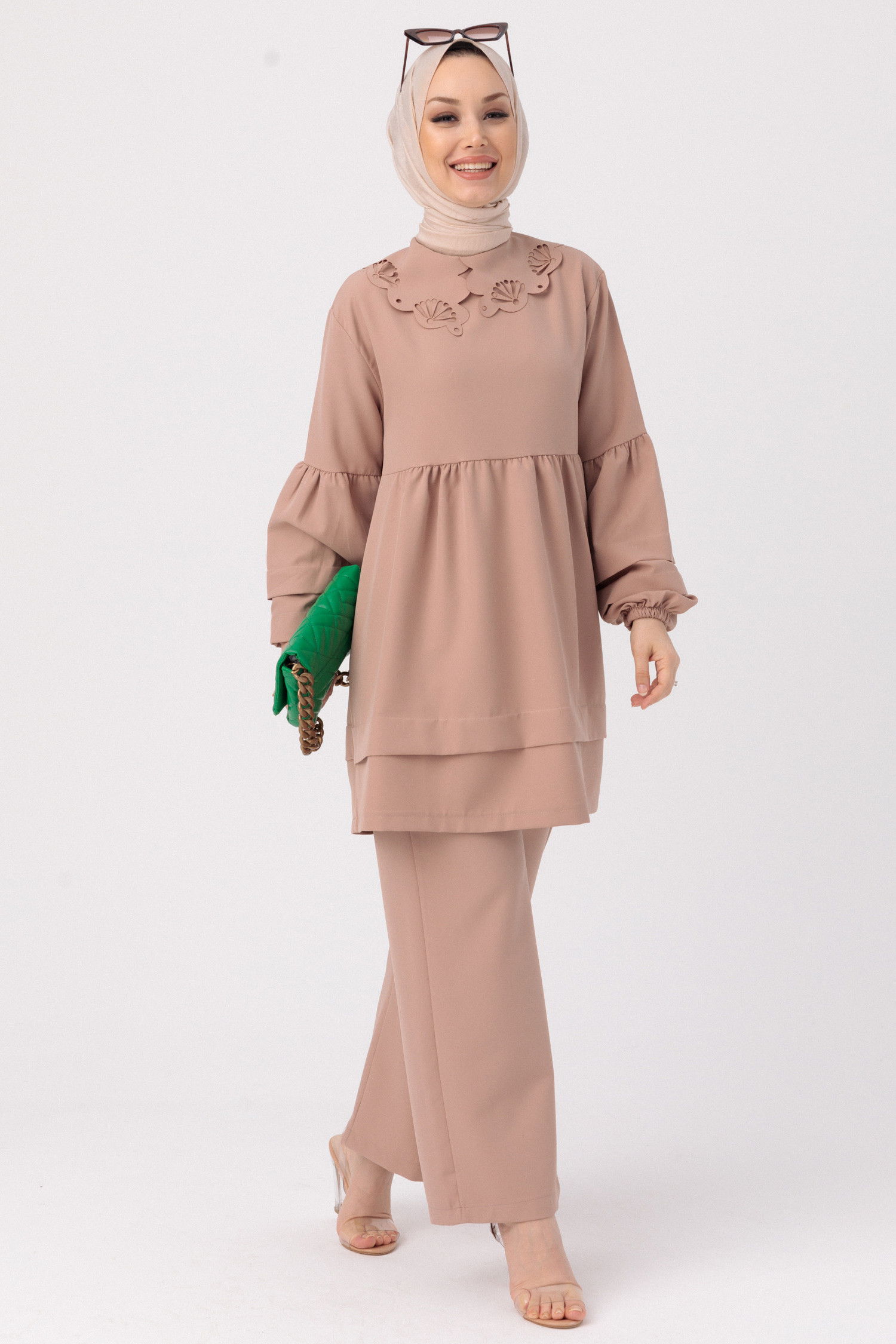 TUNIK PANTOLON Vizon - 3580