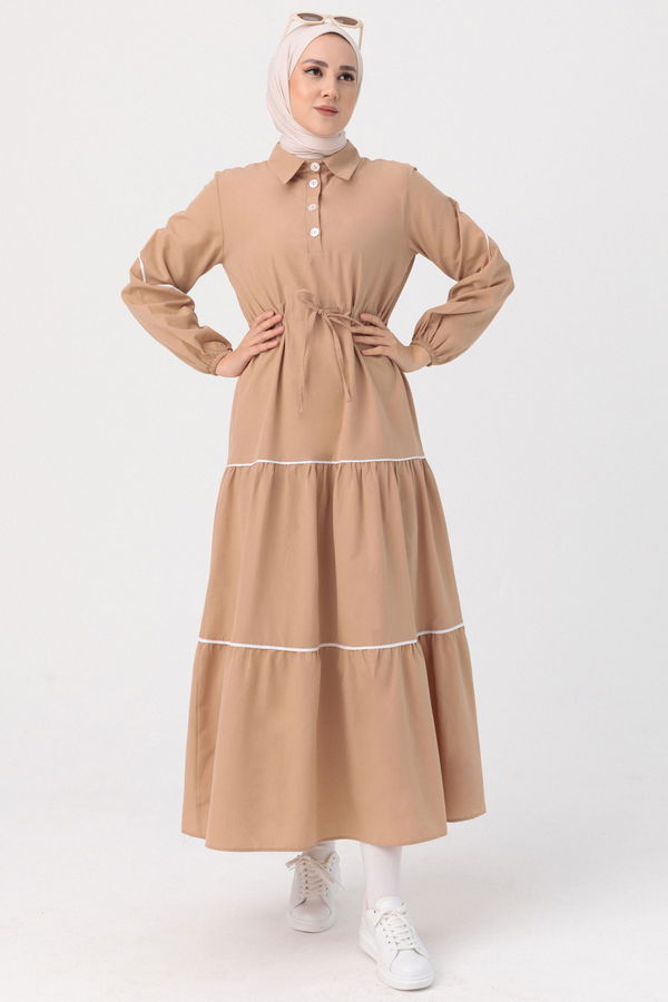 Elbise Bej - 3983 BEJ