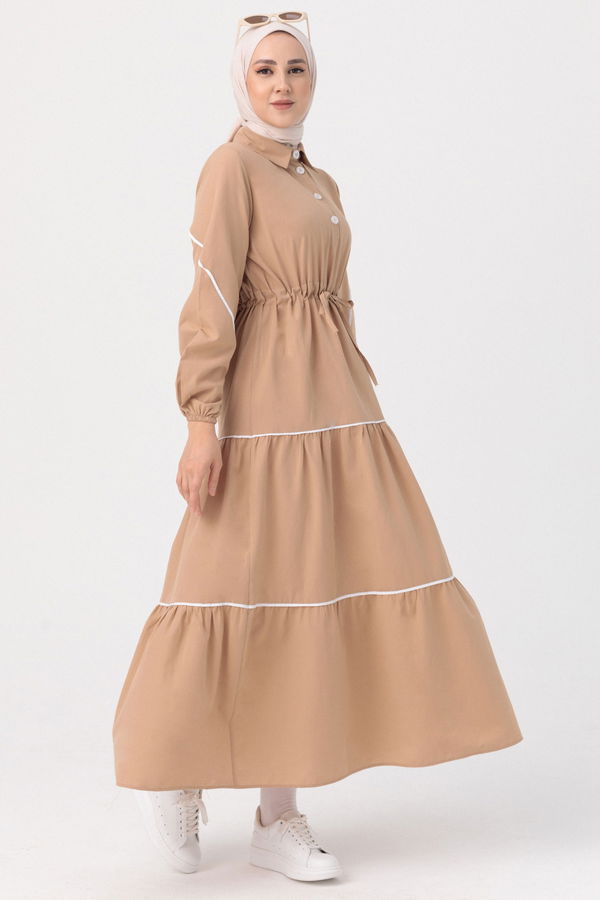 Elbise Bej - 3983 BEJ