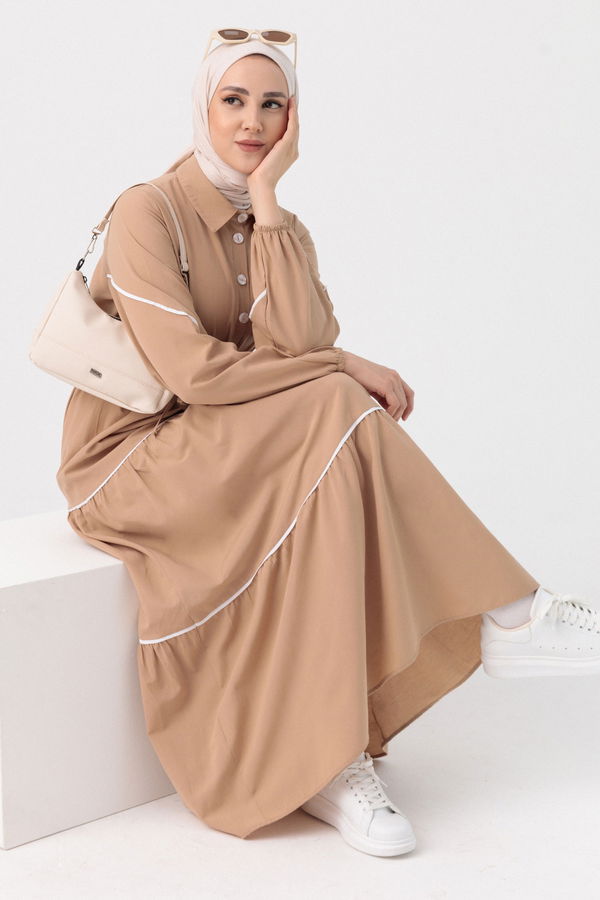 Elbise Bej - 3983 BEJ
