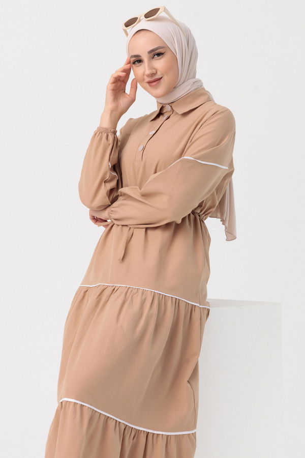 Elbise Bej - 3983 BEJ