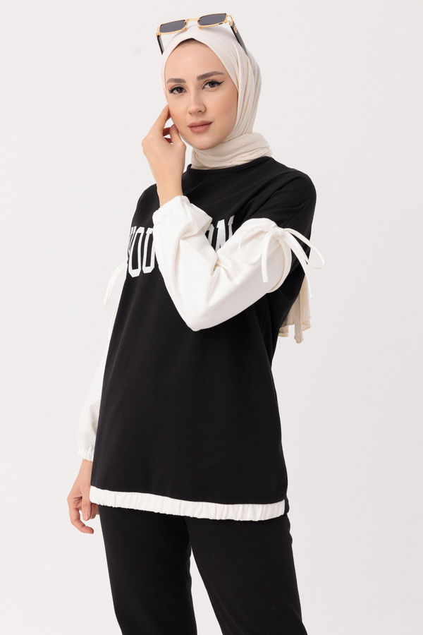 Tunik Pantolon Siyah - 3946