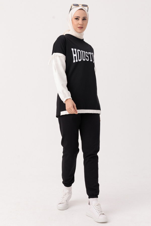 Tunik Pantolon Siyah - 3946