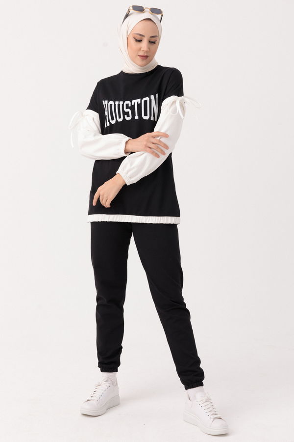 Tunik Pantolon Siyah - 3946