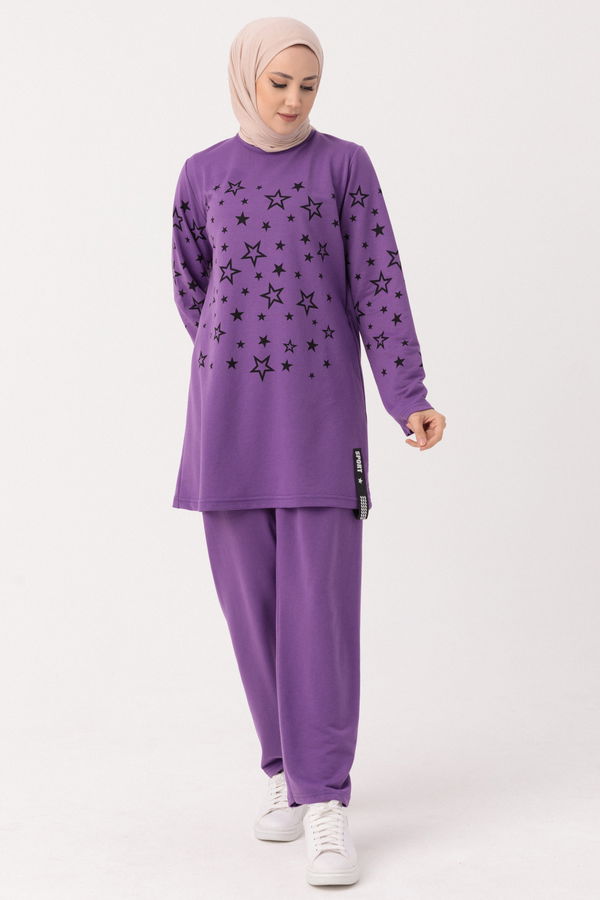 Tunık Pantolon Mor - 3931 MOR
