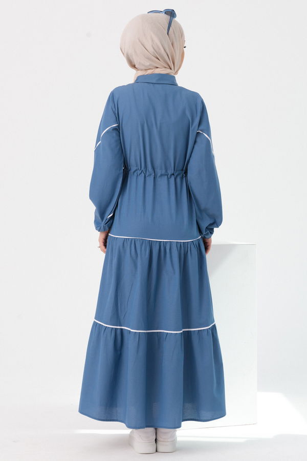 Elbise Mavi - 3983 MAVİ