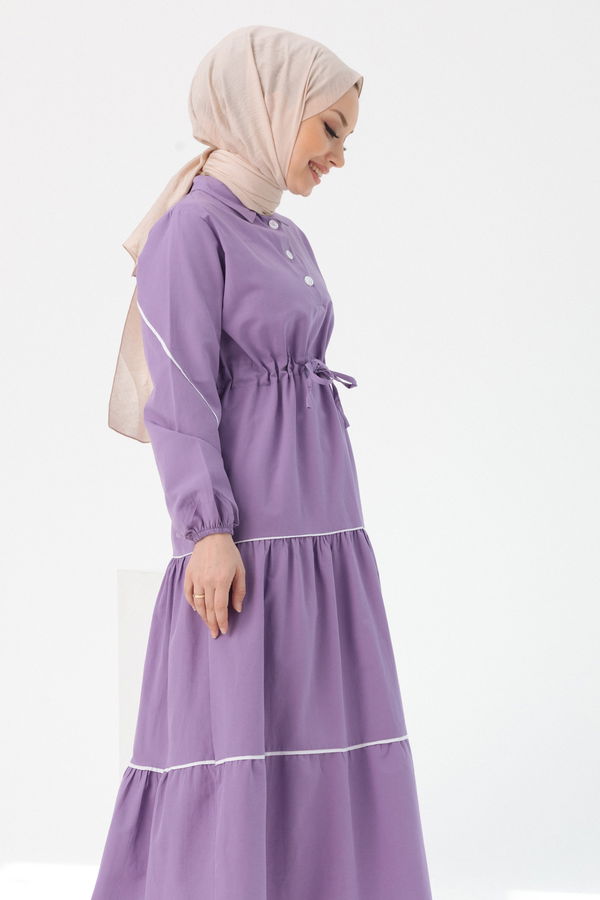 Elbise Lila - 3983 LİLA