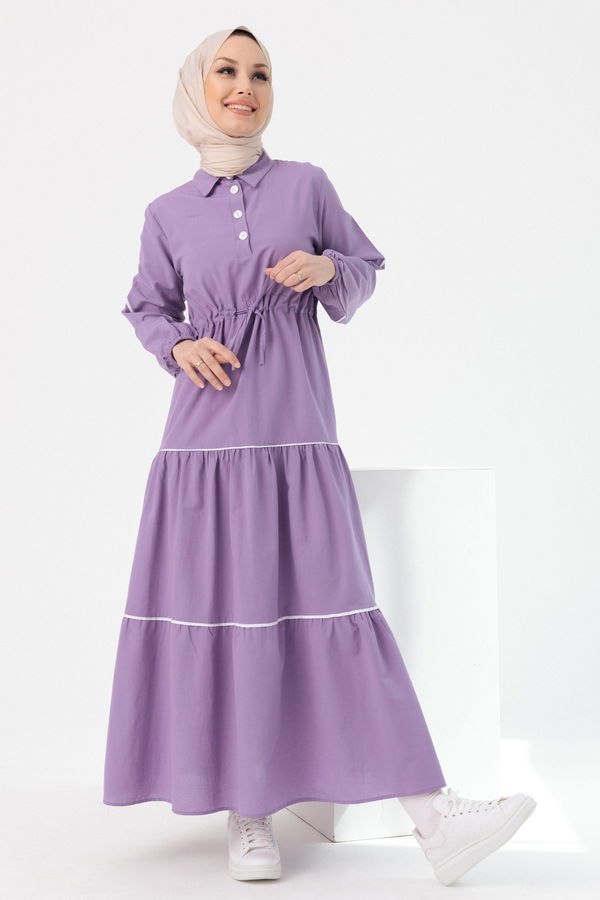 Elbise Lila - 3983 LİLA