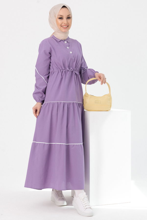 Elbise Lila - 3983 LİLA