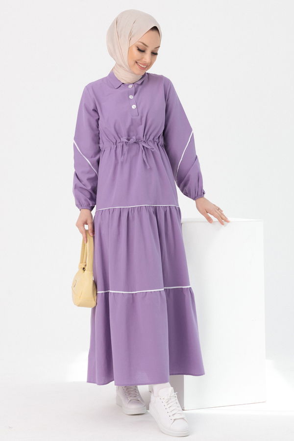 Elbise Lila - 3983 LİLA