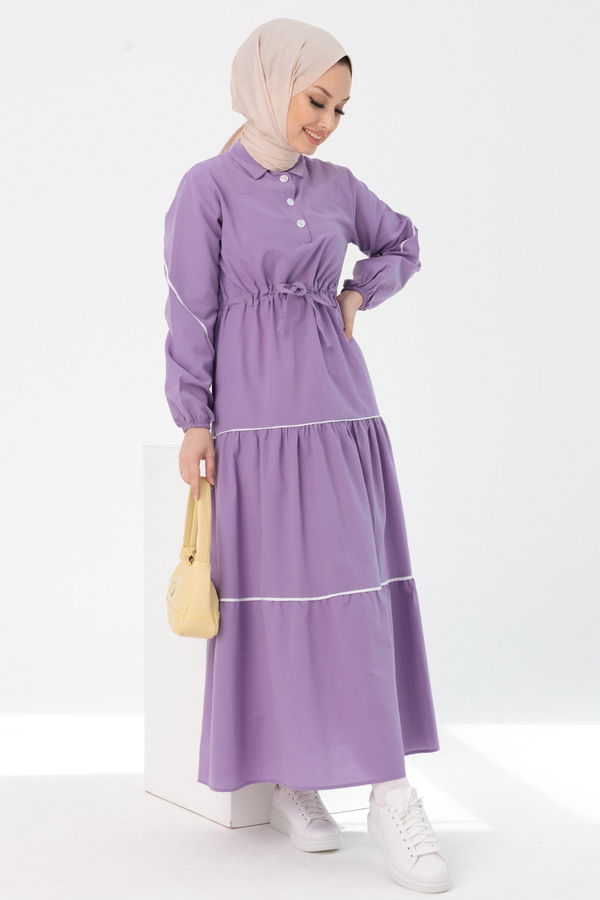Elbise Lila - 3983 LİLA