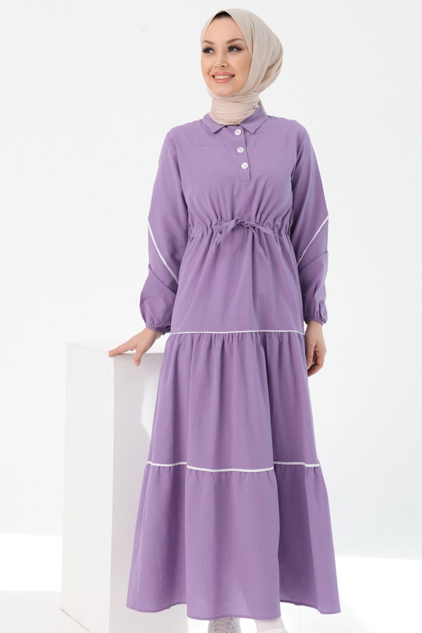 Elbise Lila - 3983 LİLA