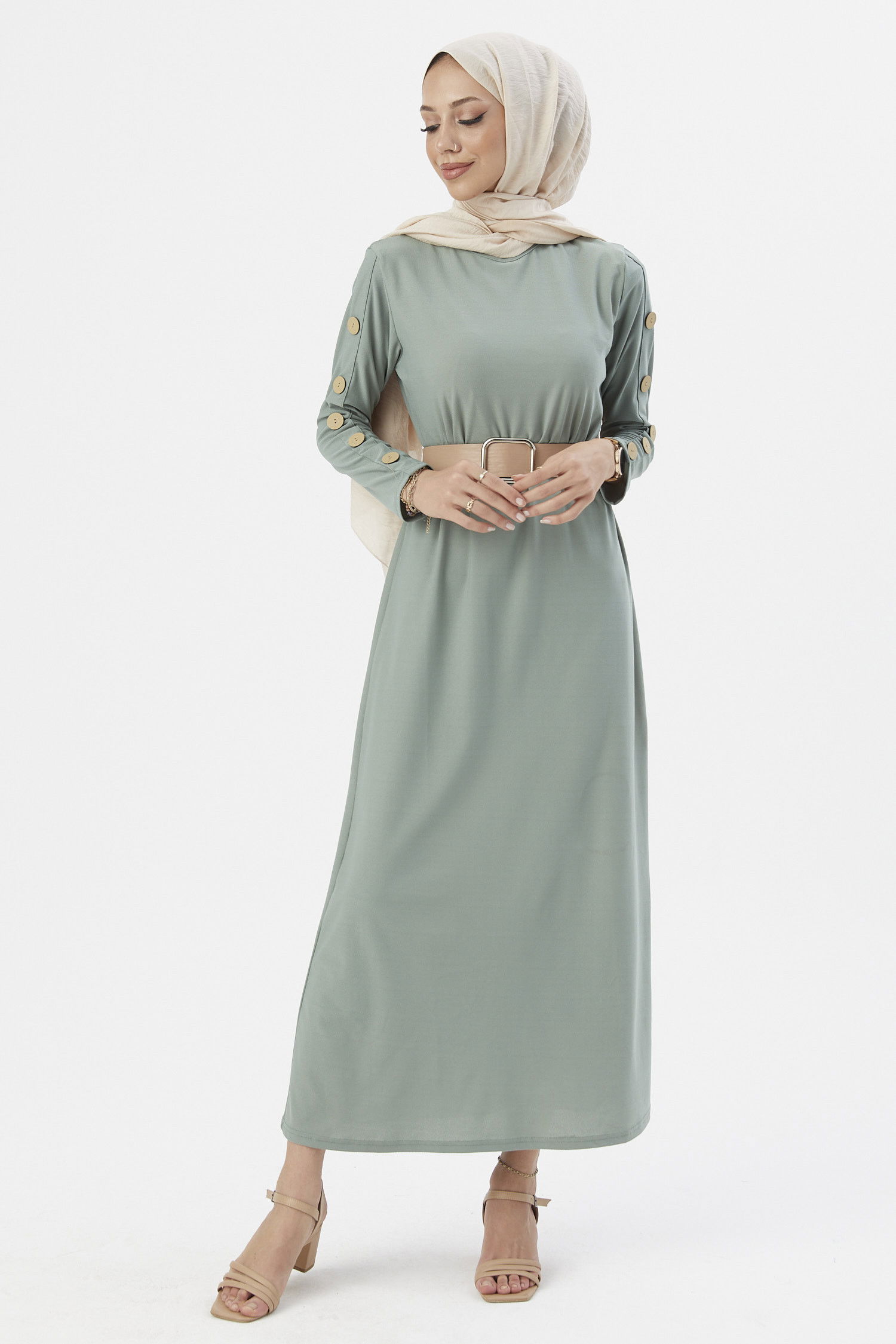 Elbıse Yeşil - 2789 YEŞİL