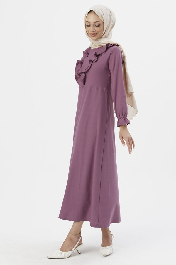 Elbıse Lila - 3273 LİLA