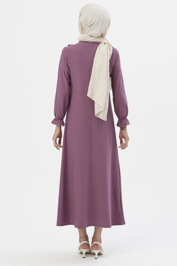Elbıse Lila - 3273 LİLA