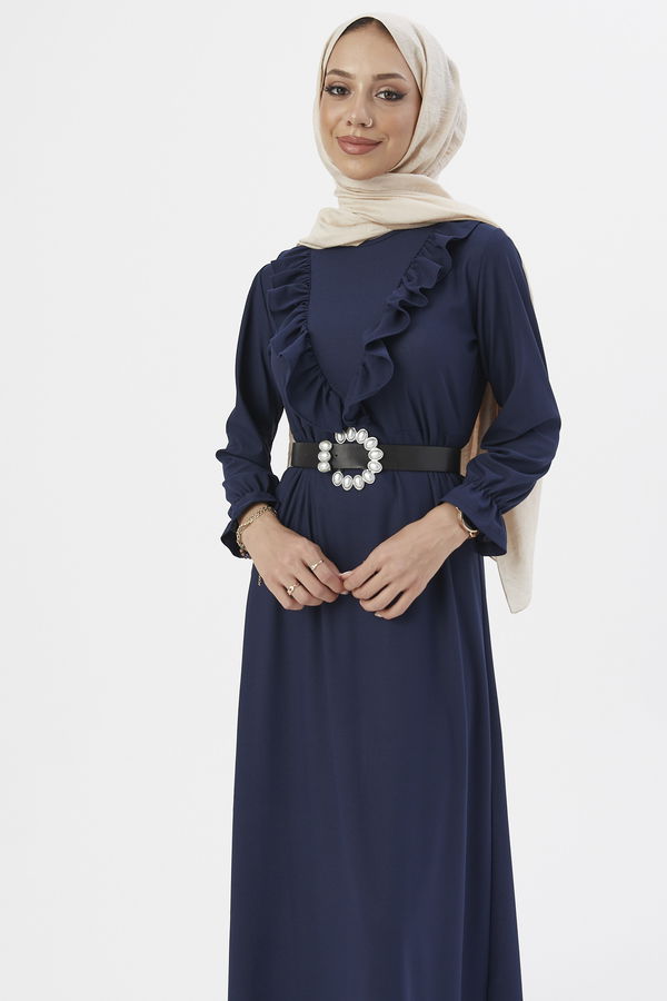 Elbıse Lacivert - 3273
