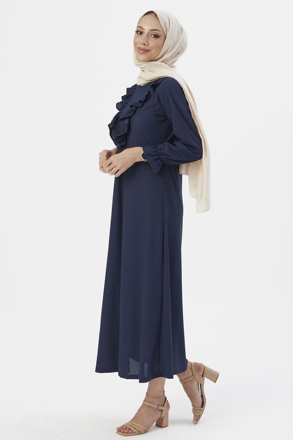 Elbıse Lacivert - 3273