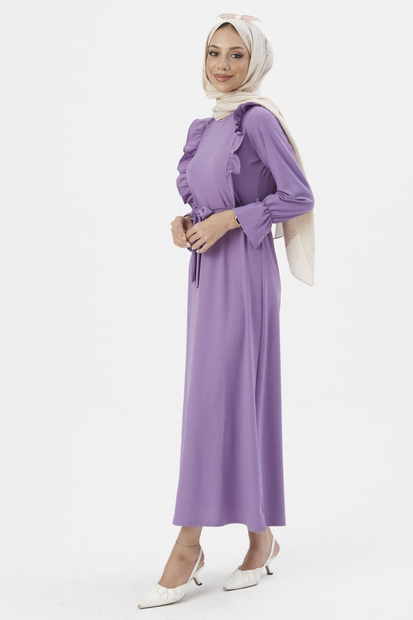 Elbıse Lila - 3291 LİLA