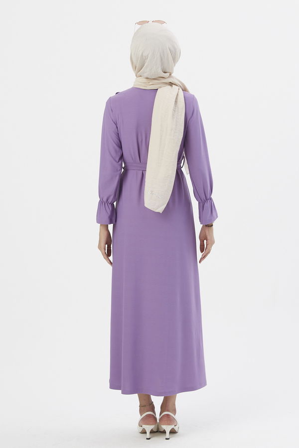 Elbıse Lila - 3291 LİLA