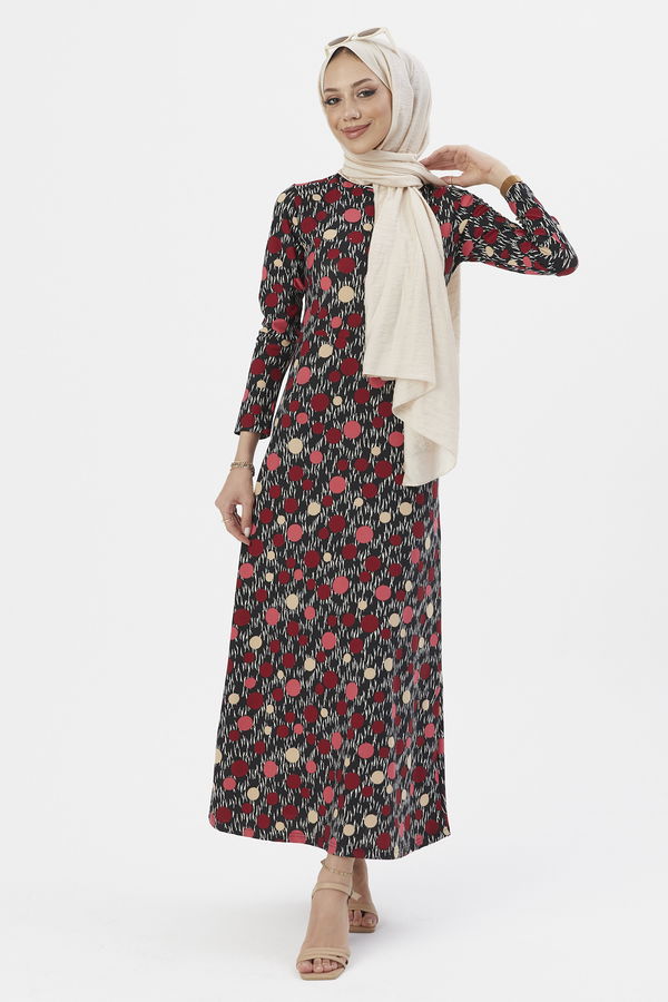 ELBISE Bordo - 8799