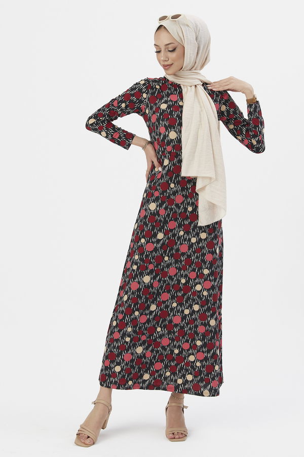 ELBISE Bordo - 8799