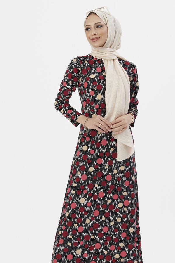 ELBISE Bordo - 8799