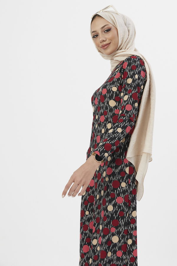 ELBISE Bordo - 8799