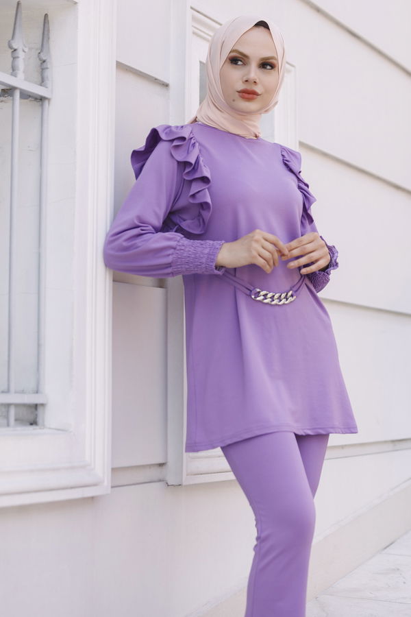 Tunik Pantolon Lila - 3967 LİLA