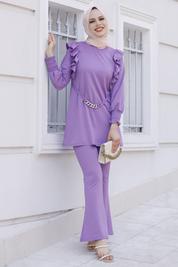 Tunik Pantolon Lila - 3967 LİLA