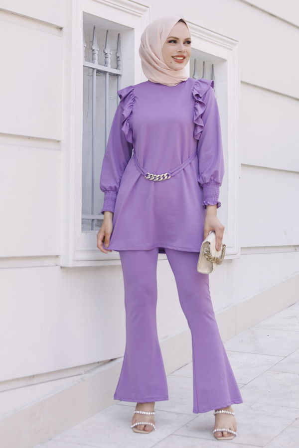 Tunik Pantolon Lila - 3967 LİLA
