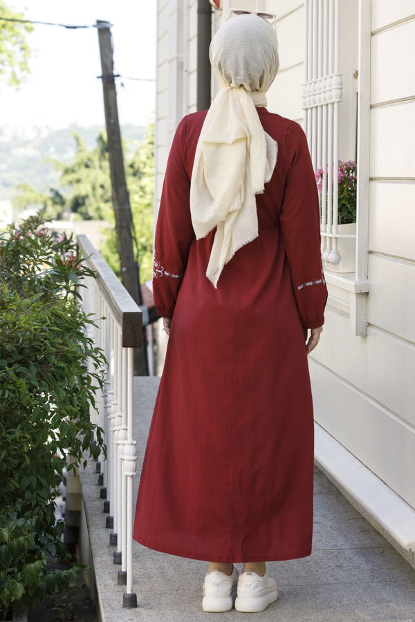 Elbise Bordo - 10302