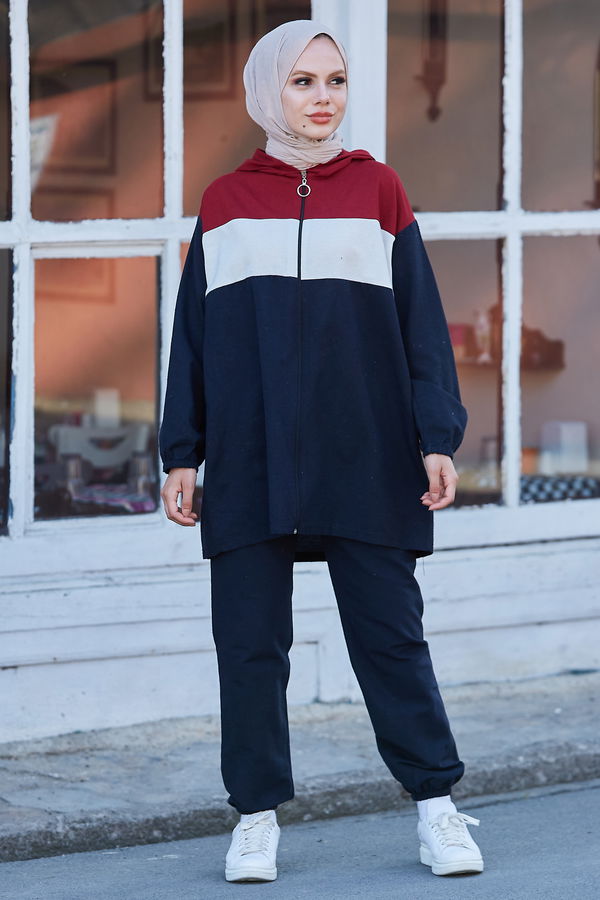 Eşofman Takımı Bordo - 10509 BORDO